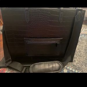 Beis large work tote faux leather